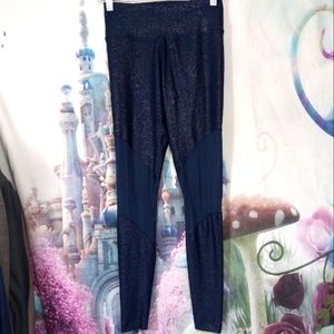 Nike dryfit blue sparkly leggings